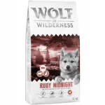 Kuivtoit kutsikatele Wolf of Wilderness Junior "Ruby Midnight" veise- ja k&uuml;&uuml;likulihaga, 12 kg
