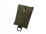 Taskuorganisaator lukuga ja Velcro kinnitusega, 10x15x3 cm, vertikaalne, Ranger Green