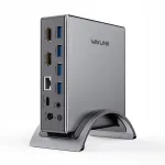 Universaalne USB 3.0 dock, 10 &uuml;hendust, 2K, topelt HDMI, PD 100W