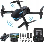 Droon 1080P HD WiFi FPV kaameraga, kahe laaditava akuga, 3D flip funktsiooniga