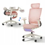 Kontoritool FLEXISPOT Foldex, ergonoomiline, kokkupandav, jalatoega, v&otilde;rk, T&Uuml;V