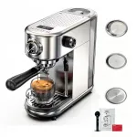HiBREW H10B kohvimasin, 20 bar, 1350 W, piimasegajaga, h&otilde;bedane