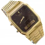 Meeste kell Casio AQ-230GA 5A, kuldne, kuup&auml;eva ja kronomeetriga