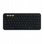 Juhtmevaba klaviatuur BK021, Bluetooth 5.0, &uuml;hilduv iOS, Android, Windows, must