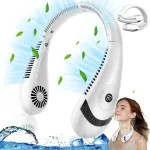 Kaasaskantav tuuleveski kaela ventilaator USB-C, 3 režiimi, 5000mAh