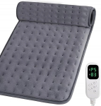 Elektriline flanellist soojendav padi 30 x 60 cm, hall