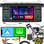 Autode multimeedias&uuml;steem BMW 3 E46, Android, GPS, WiFi, CarPlay, 6 GB