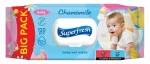 SUPERFRESH laste niisked salvr&auml;tikud kaanega, 120 tk