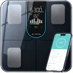 Elektroonilised vannitoa kaalud Alpha kehamassiindeksit anal&uuml;&uuml;siva poola rakendusega