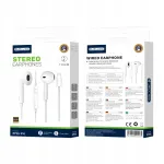Juhtmega k&otilde;rvaklapid JELLICO LIGHTNING EP2A mikrofoniga iPhone 12, 13, 14 jaoks