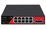 V&otilde;rgul&uuml;liti Safire SF-SW1208HIPOE-GMF-120, 8 PoE pesa, 1 uplink, 120 W