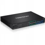 TRENDnet v&otilde;rgul&uuml;liti, 12 porti, Gigabit, PoE+, juhitav