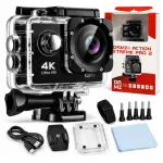 DRMZ ActionXtreme PRO 2 4K Full HD veekindel seikluskaamera koos hoidikuga, 30 m