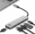 ACT AC7053 USB C jagaja, 6in1, 4 x USB 3.0