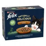 FELIX Naturally Delicious kassitoit maapiima želeega, 10 x 80 g