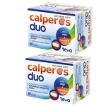 Toidulisand Calcium + D3 Calperos Duo Teva, 2 x 60 tabletti
