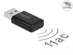 Traadita v&otilde;rgukaart Delock 12550, USB 3.0, Wi-Fi ac/a/b/g/n, 867 + 300 Mb/s