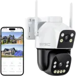 SV3C 4G LTE v&auml;listingimuste j&auml;relevalvekaamera, 1080p, PTZ, kahe objektiiviga, IP66