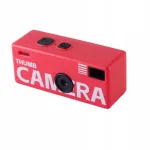 Mini digikaamera G6 THUMB CAMERA RETRO HD 1984, punane, v&otilde;tmehoidja
