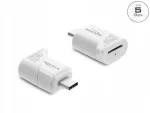 Delock 91427 mini microSD USB-C 5 Gbps valge kaardilugeja