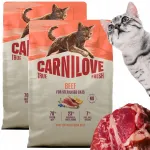 CARNILOVE steriliseeritud kasside kuivtoit veiselihaga, 4 kg