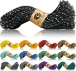Paracord n&ouml;&ouml;r 2,5 mm, 30 m, must helkuriga
