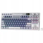Royal Kludge M87 mehaaniline klaviatuur, sinine, US paigutus, Cream l&uuml;litid