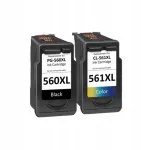 Canon PG-560XL must ja CL-561XL v&auml;rviline asenduskassetid