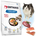 ONTARIO LONG HAIR kasside kuivtoit pardiliha ja l&otilde;hega, 2 kg