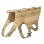 Koera taktikalised rihmad Dingo Gear, pruunid, suurus M