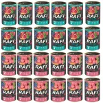 RAFI Junior koeratoit, 24 x 400 g, erinevad maitsed, Dolina Noteci