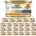 Konservitud kassitoit Gourmet Gold putru kalkunilihaga, 24 x 85 g