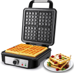 Vahvli-ahjuplaat XL 1200W, 4 vahvlile, temperatuuri reguleerimine, Monxook SW-2130M, 230V