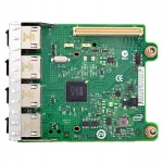 V&otilde;rgukaart Intel I350 0R1XFC, 4 Gigabit Ethernet porti, m&otilde;eldud R720-le