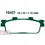 Piduriklotsid SYM Citymax 300 Quad (06) EBCFA427R