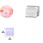 NIIMBOT l&auml;bipaistvad &uuml;mmargused kleepsud, 31x31 mm, 210 tk, sobivad B1, B21