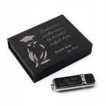 Nahast 32 GB USB m&auml;lupulk USB 3.0, magnetkarbiga ja graveeringuga &otilde;petajale