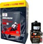 SILKOLENE PRO 4 10W40 XP 5L mootorratta&otilde;li koos K&N filtriga