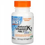 Toidulisand Dr's Best Natural Vitamin K2 MK7 100mcg, 60 kapslit