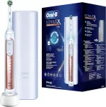Elektriline hambahari Oral-B Genius X roosa kulla toonis reisikorraldusega