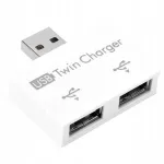 USB jaotur 2.0, 1 kuni 2, valge