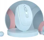 Juhtmevaba ergonoomiline optiline s&uuml;learvuti hiir, sinine