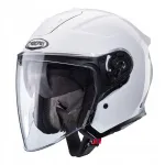CABERG FLYON II avatud mootorrattakiiver, l&auml;ikiv valge, M suurus