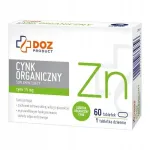 Toidulisand DOZ Organic Zinc, tabletid, 60 tk, sobib veganitele