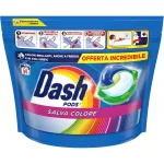 Pesukapslid Dash Salva Colore v&auml;rvilistele riietele, 64 tk