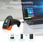 K&auml;sitsi 1D/2D/QR v&ouml;&ouml;tkoodilugeja BT+2.4G Wireless 28