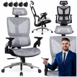 Ergonoomiline kontoritool MARTIN hall p&ouml;&ouml;rleva mehhanismiga