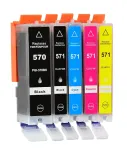Tindikassettid CANON PGI-570, CLI-571, Pixma MG5750/MG6850/MG7750, XL, 5 tk