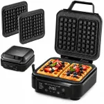 Kerch Belgo vahvliraud 2200W, 2 vahvlit, 5 programmi, 8 taset, eemaldatavad plaadid