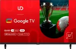QLED televiisor UD 32QHGC5210S 32" HD SmartTV HDR Google TV WiFi Dolby Audio